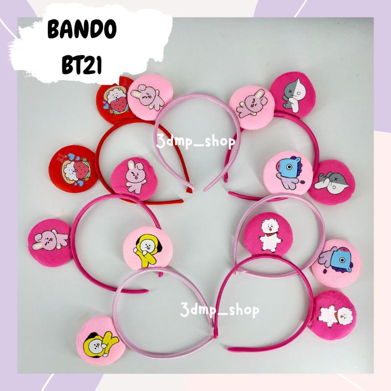 Bando bandana bt21 bts kpop cooky chimmy rj mang van