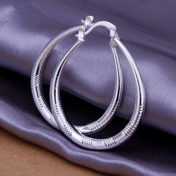 50 buah desain perak Italia 925 anting-anting wanita asli Korea fashion perhiasan anting[tidak mudah luntur] [tidak alergi]-14