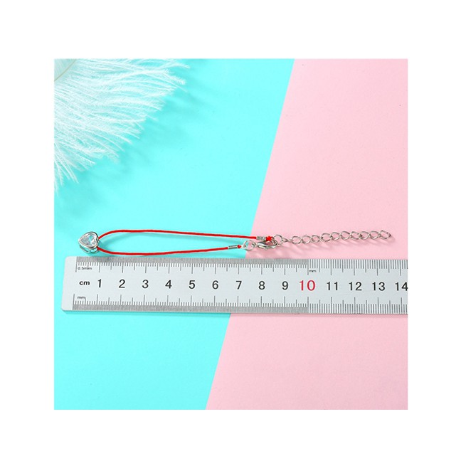 LRC Gelang Tangan Fashion Red Love Bracelet F93191