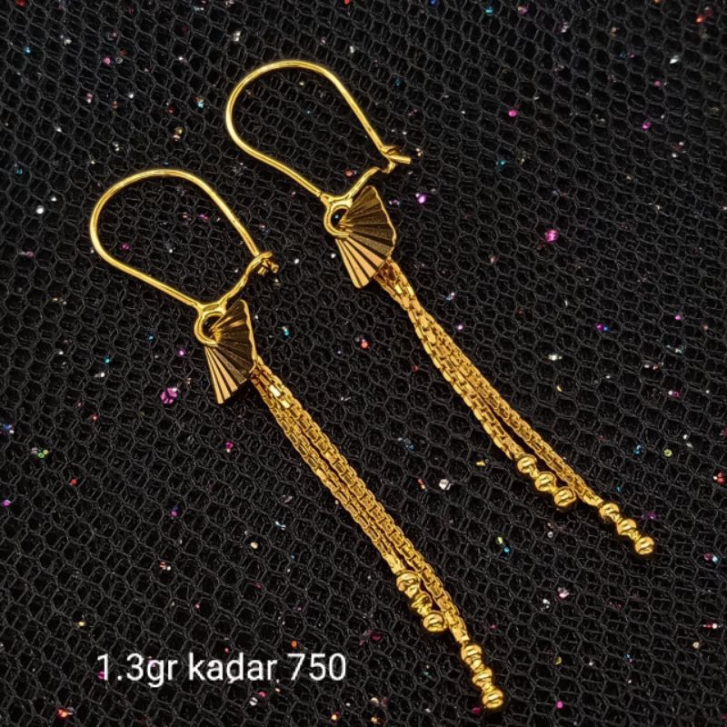 Anting Emas 17 K - 1.3gr Kadar 750 - 2509