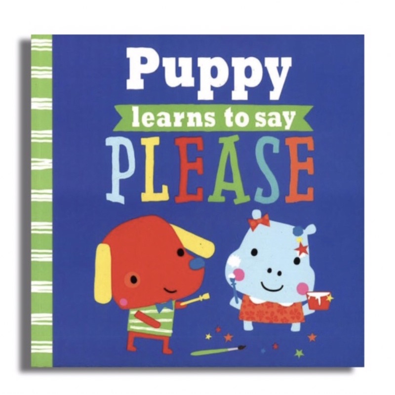 Puppy Learn to say Please Story Book English import Book