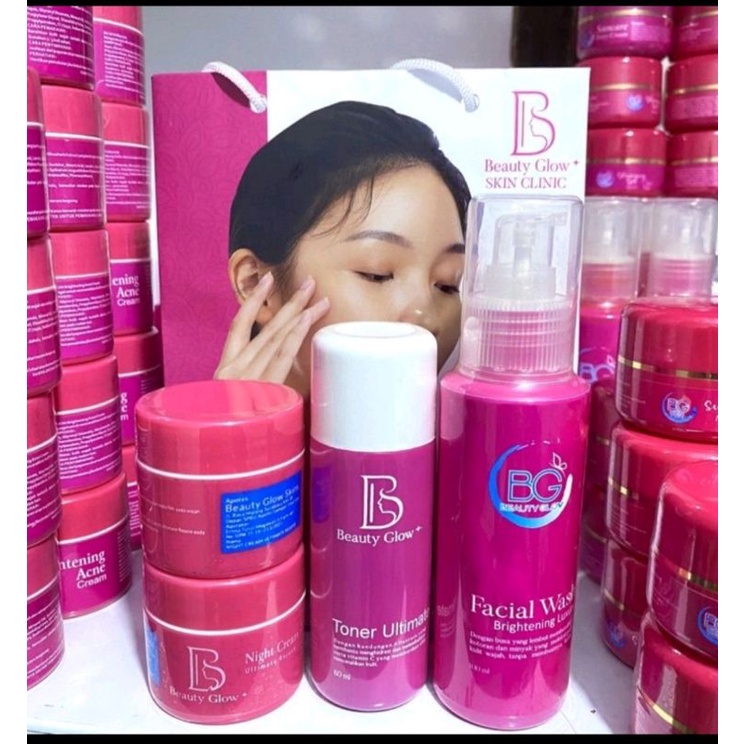 BG SKIN//BEAUTY GLOW SKINCARE//BG LUXURI//BG ACNE//BG BRIGHTENING//BG PLATINUM//ECER BEAUTY GLOW//EC