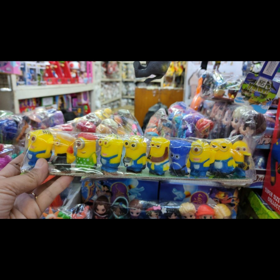 Hiasan Kue Minion Topper Cake Minion Minion Figure Set Mainan Minion Action Figure Minion Topper Kue