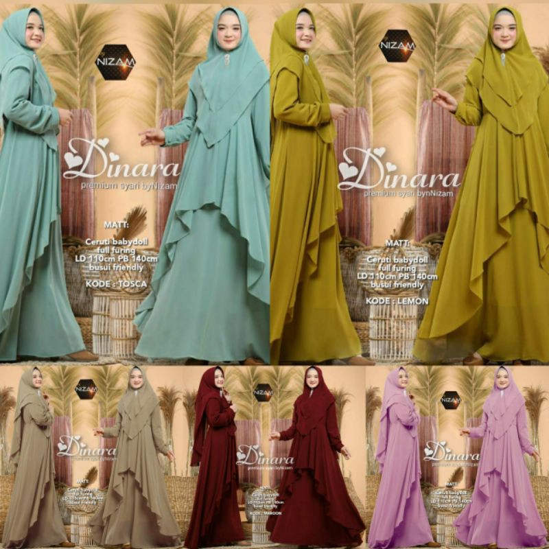 DINARA SET SYARI BY NIZAM