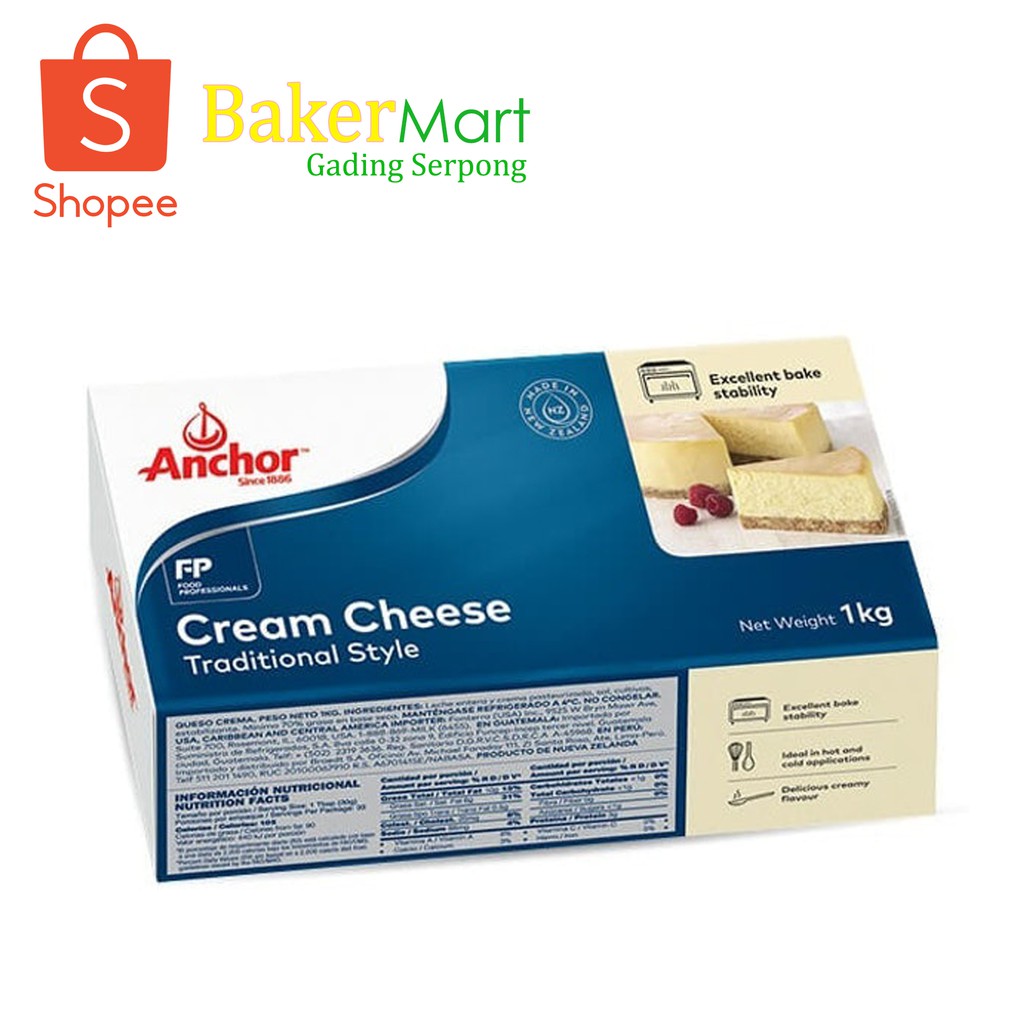 

Anchor Cream Cheese Kemasan 1 Kg