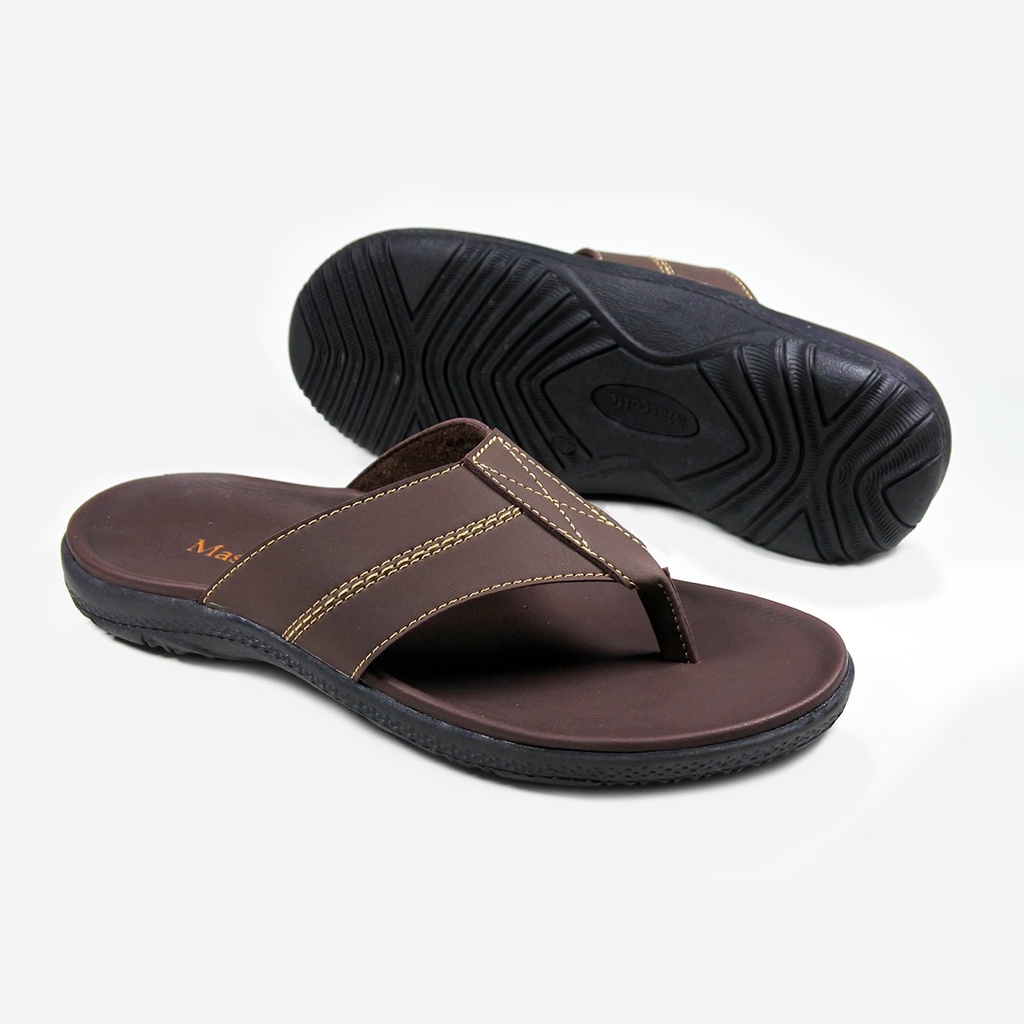 Mascotte LAERTES | Sandal Pria 795.005 - 007 [ Hitam, Coklat, Tan dan Cream ] / Ramayana Jatinegara