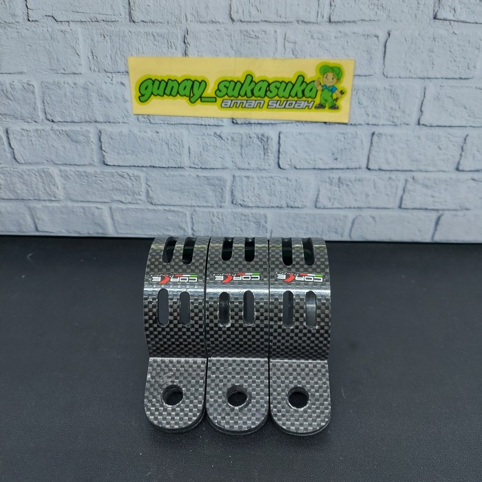 Breket Carbon For Silencer Arrow 2Stroke