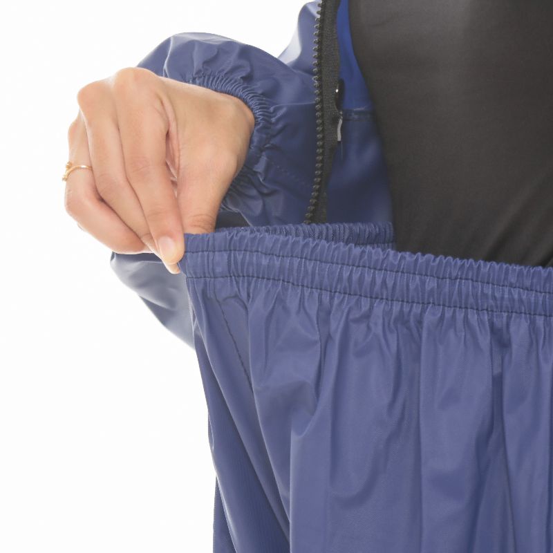 Akula’ Jas Hujan Wanita Setelan Baju dan Rok Dewasa Tebal Lentur Anti Rembes