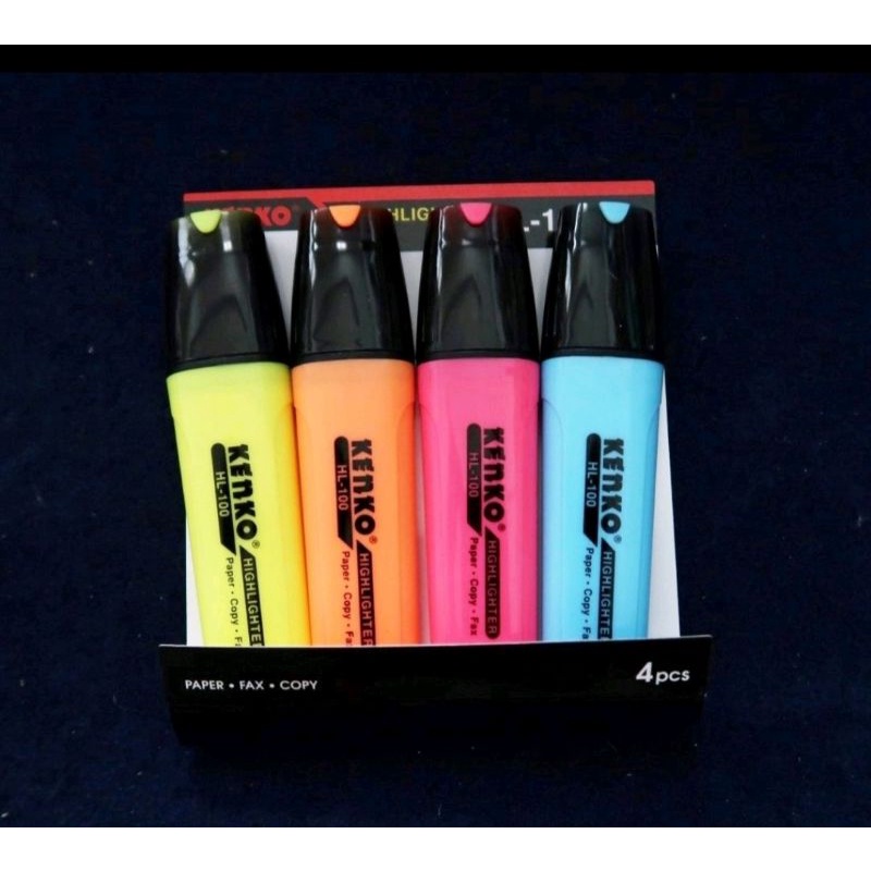 

kenko highlighter HL-100/S4 (1pak isi 4)