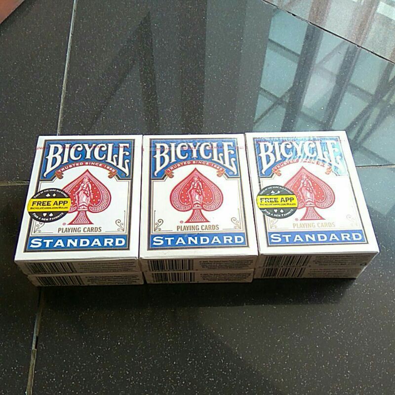 bicycle playing cards standard,rider back,mandolin,seconds
