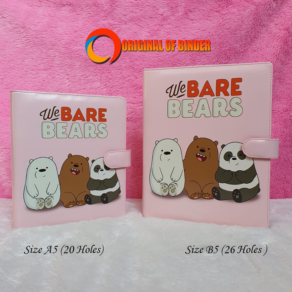 

BINDER PRINTING MOTIP BARE BEARS A5 DAN B5