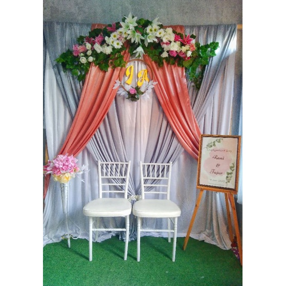 SEWA BACKDROP AKAD NIKAH LAMARAN TERMURAH