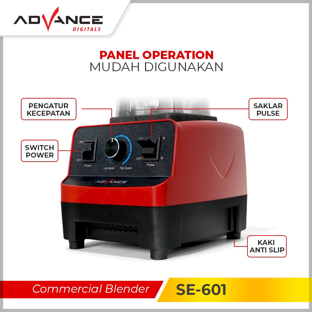 Advance Blender Jus Es Batu Multifungsi SE-601 2 Liter
