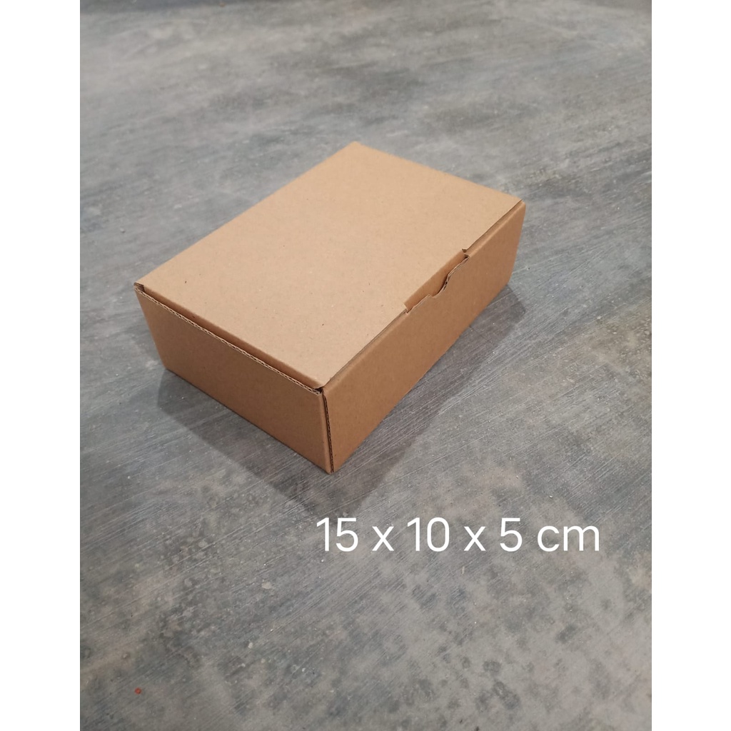 Kardus karton uk. 15 x 10 x 5 cm -Die Cut dan easy usage- aksesories /multifungsi-1