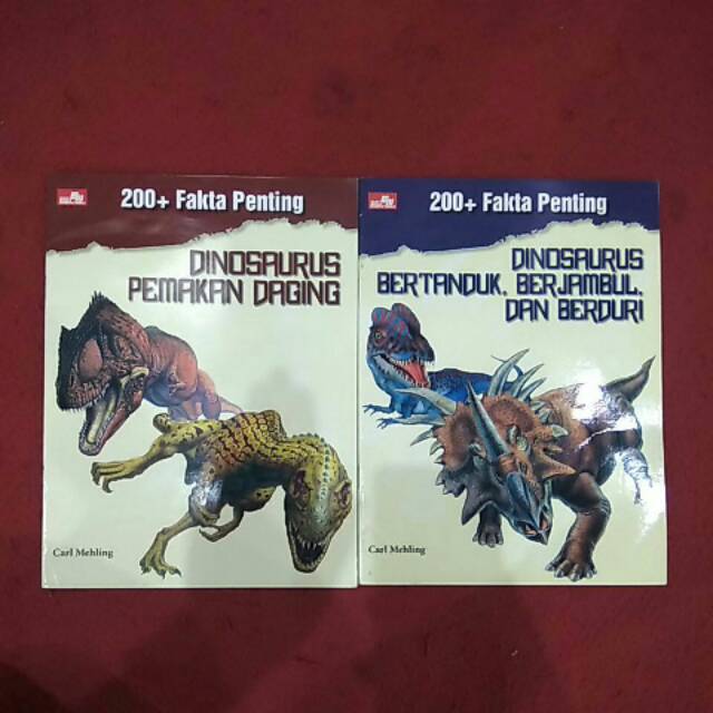 200 fakta penting dinosaurus, paket 2 buku