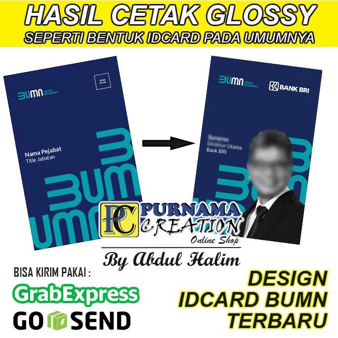 

id card BUMN emoney etoll brizzi tapcash custom kartu glossy mengkilap - Emoney Mandiri