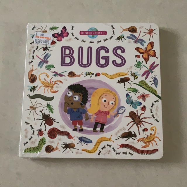 The world around us BUGS book new buku bbw import