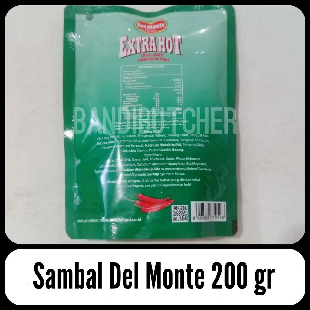 Sambal Del Monte Extra Pedas 200 gr