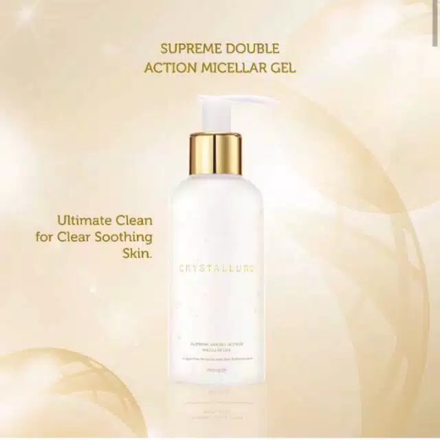 (BISA COD) WARDAH Crystallure Double Action Micellar Gel 150mL
