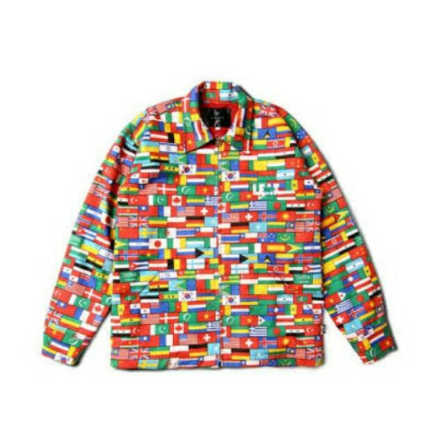 Set 1 set flag negara by leaf original limeted