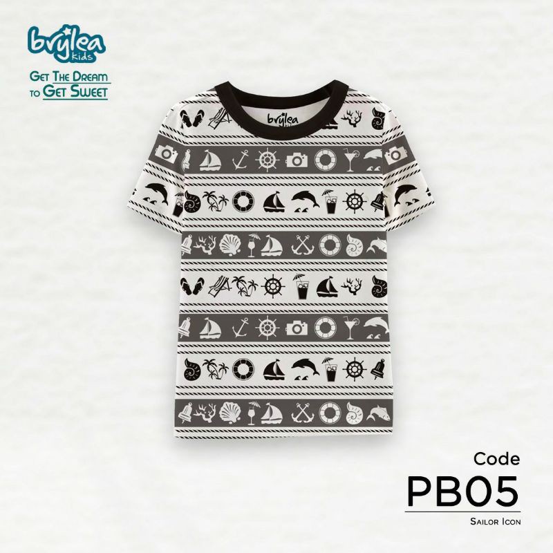 KAOS ANAK FULL PRINT (PB) BRYLEA KIDS