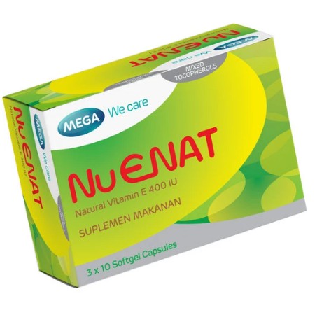 NU ENAT VITAMIN E 400 IU BOX ISI 30 SOFTGEL KAPSUL