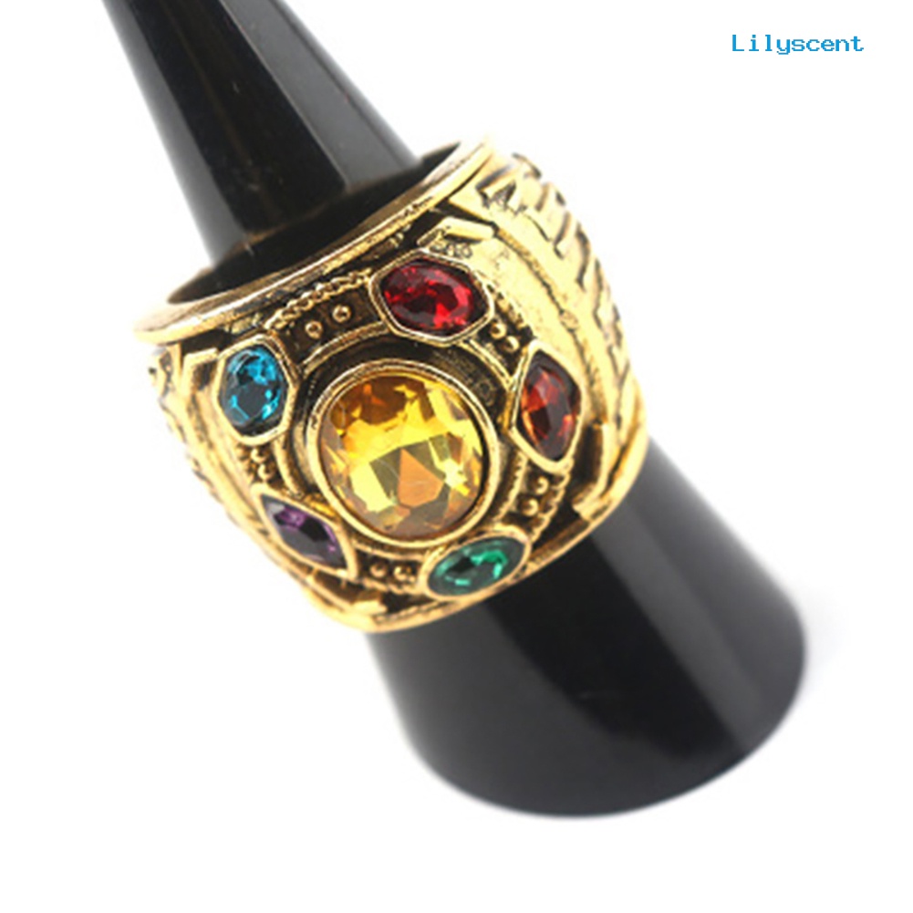 Cincin Batu Logam Desain Thanos Untuk Pesta Halloween