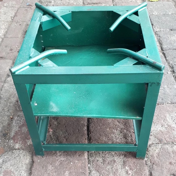 Rangka besi siku kompor gas ukuran sedang