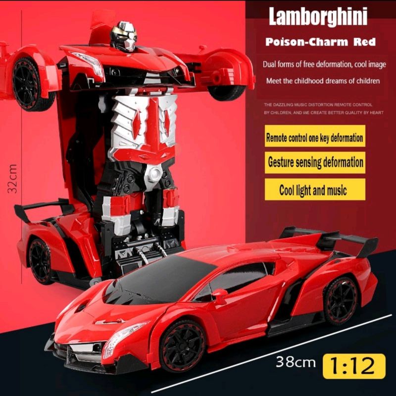 Mobilan besar remote control mobil RC Last Knight Mobil Remote Control Robot 1:12