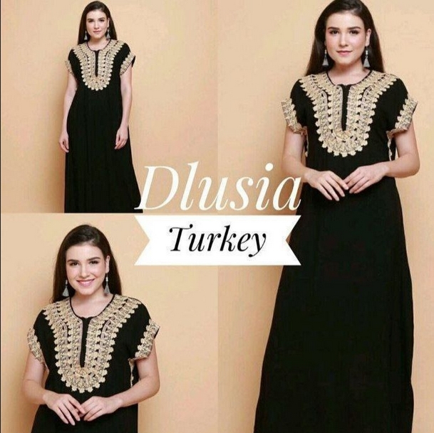 DASTER RENDA ARAB DLUSIA TURKEY  Daster Renda  Daster Renda Busui  Daster Zipper Daily