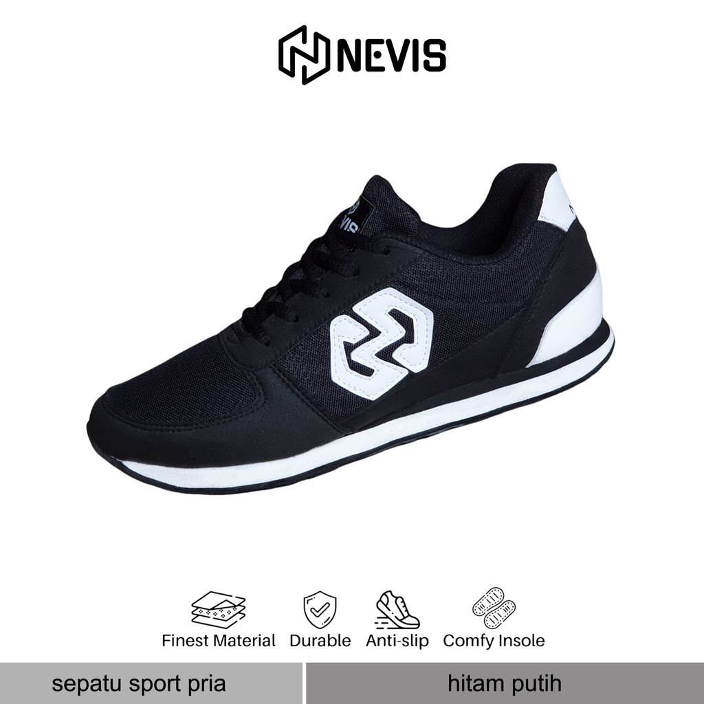 SEPATU PRIA SNEAKERS ORIGINAL NEVIS NVS 66 SEPATU SEKOLAH SPORT RUNNING JOGING OLAHRAGA PRIA WANITA