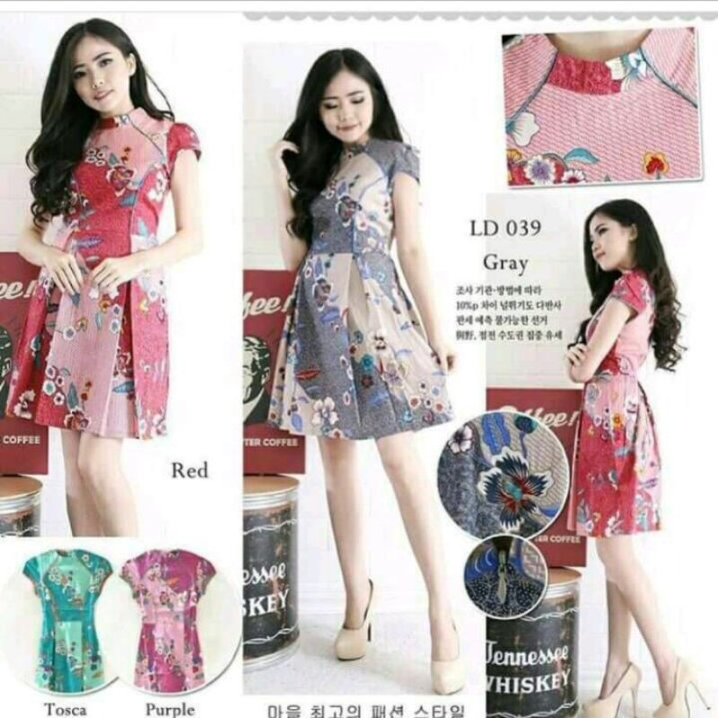 (6pc) Dress Batik