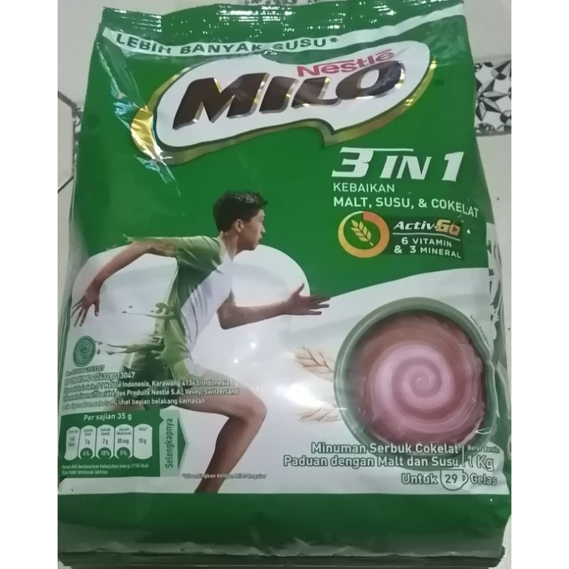 

Milo Active Go 3 in 1 1000 gram