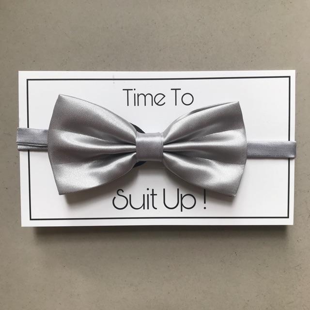 Dasi Kupu-Kupu Paling Murah! DEWASA-Silver