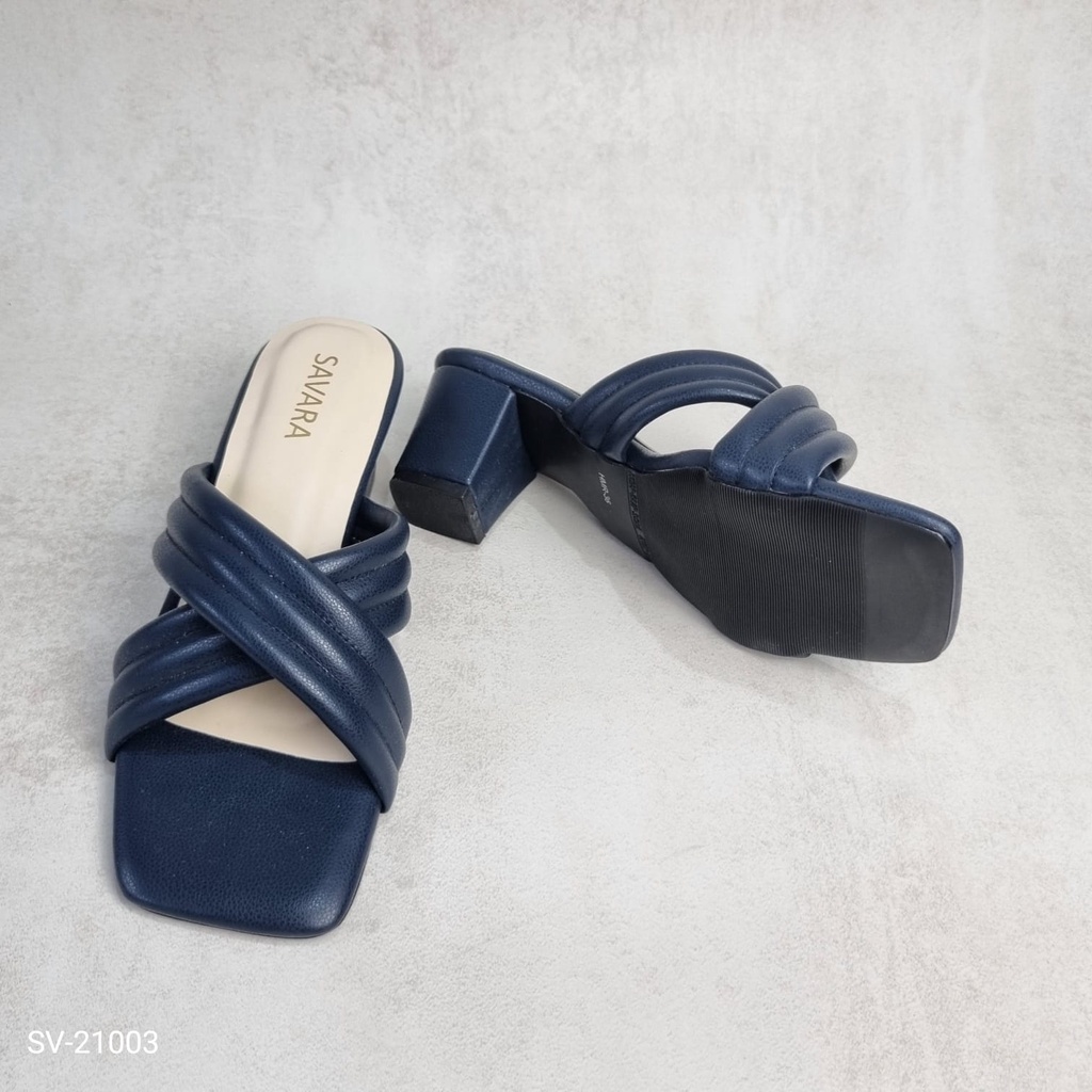 12.12 SALE &gt; Savara Aurora Sandal Heels Wanita SV-21003#(Real Stock)