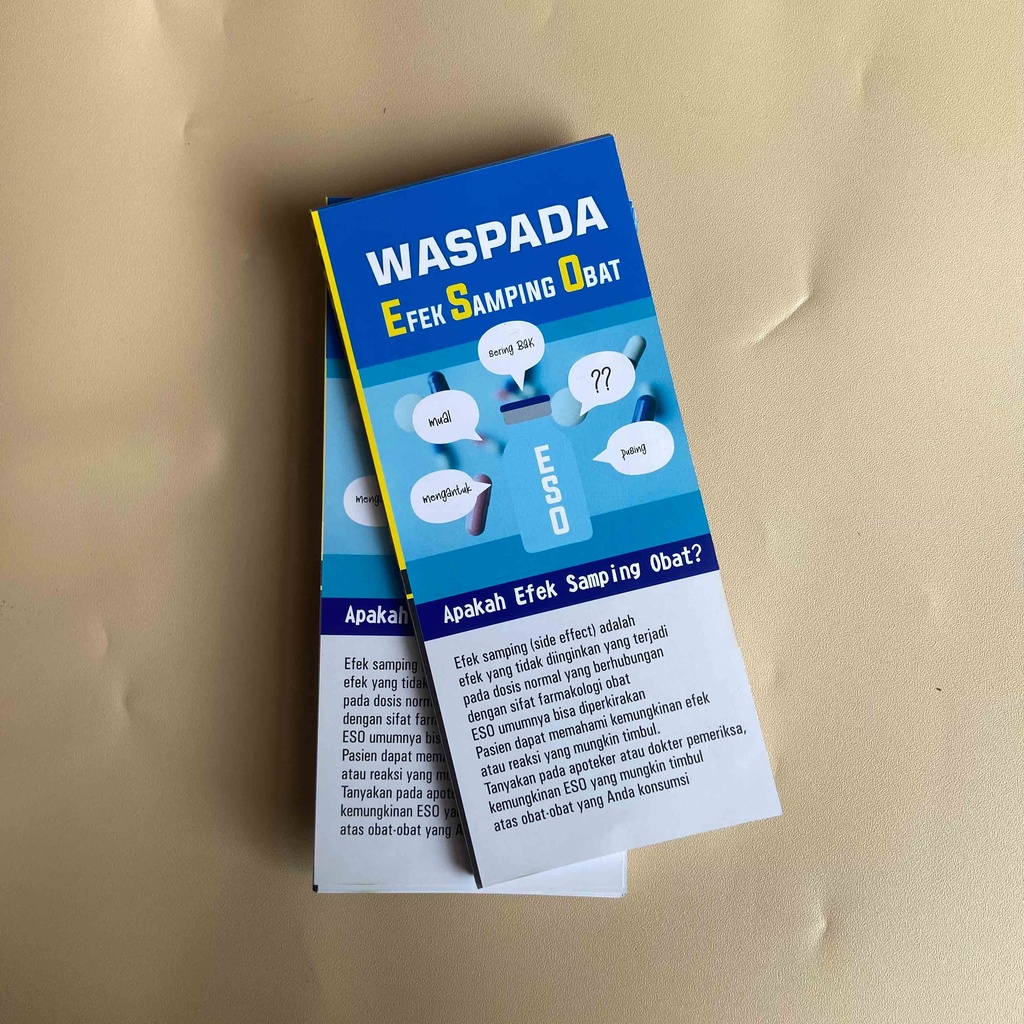 

Terbaru || Flyer Waspada Efek Samping Obat, Brosur Mini Efek Samping Obat, Brosur Farmasi