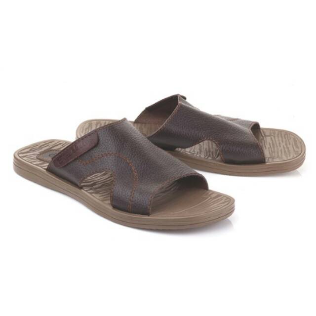 Sandal  selop pria sandal kasual pria, sandal cowok, sandal kulit asli, sandal cibaduyut
