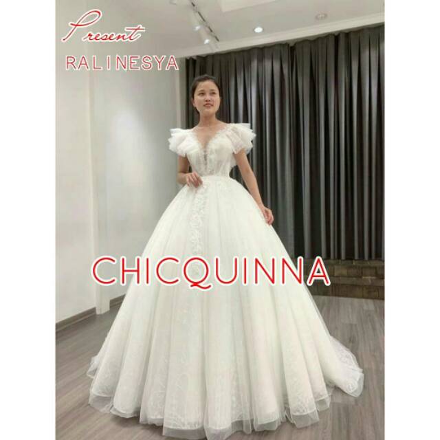 Pre order gaun pengantin bagus baju pengantin cantik wedding dress import wedding gown mewah