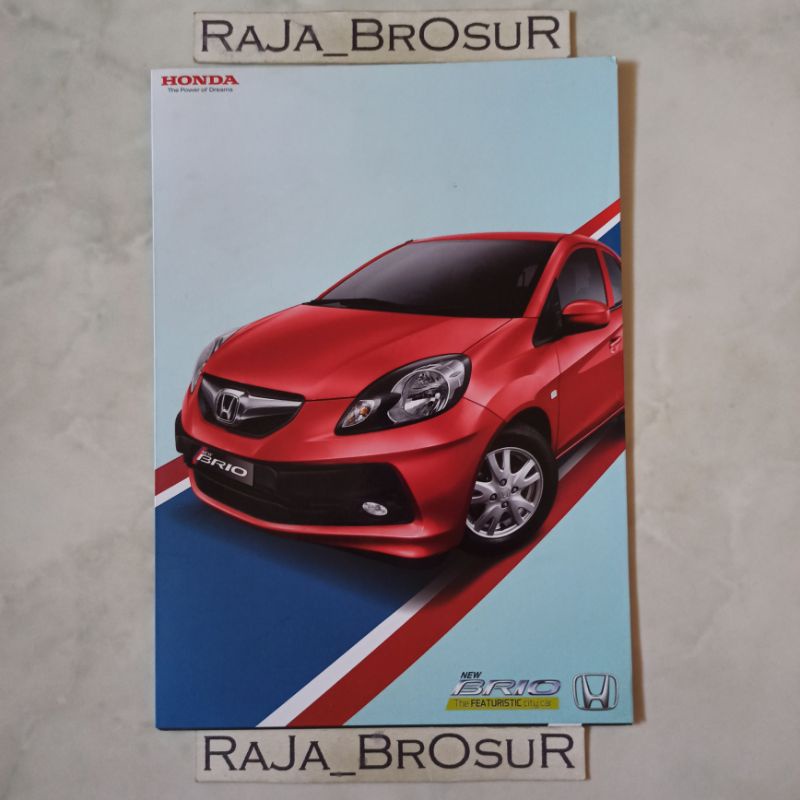 Poster brosur katalog leaflet Honda Brio 2014