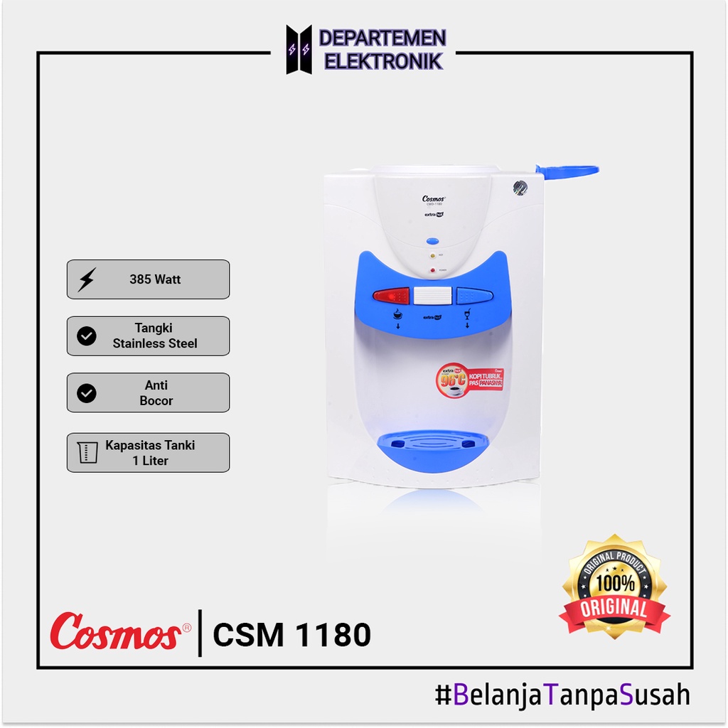 Cosmos Dispenser Extra Hot Panas &amp; Normal - CWD 1180 MURAH BANGET / GARANSI RESMI