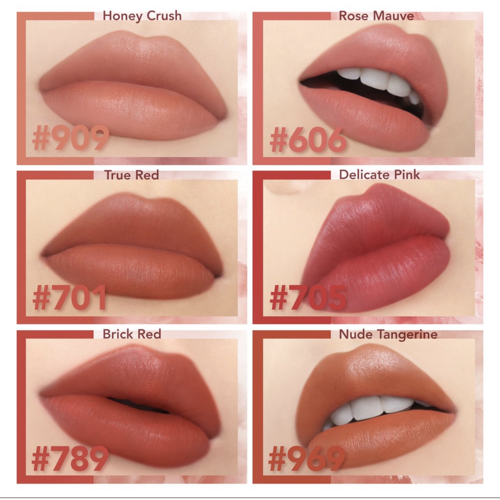 YOU Colorland Powder Mousse Lip Stain Cream | Lip Matte Lipstick Makeup Melembapkan Tahan Lama Pigmented