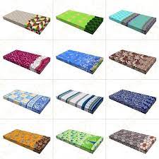 Sarung kasur Busa Resleting ukuran 120x200x10-20cm semua Motif Bahan Poly cina Termurah