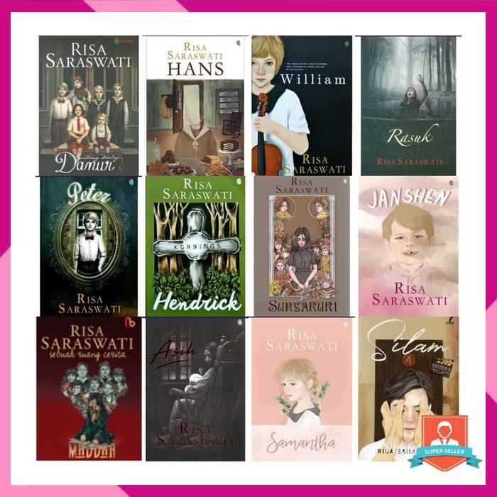 Novel Risa Saraswati Bebas Pilih Judul 3 Buku Danur Peter Dll Shopee Indonesia