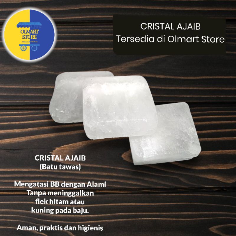 Batu Kristal Ajaib|Batu kristal deodorant|Batu Tawas Ajaib