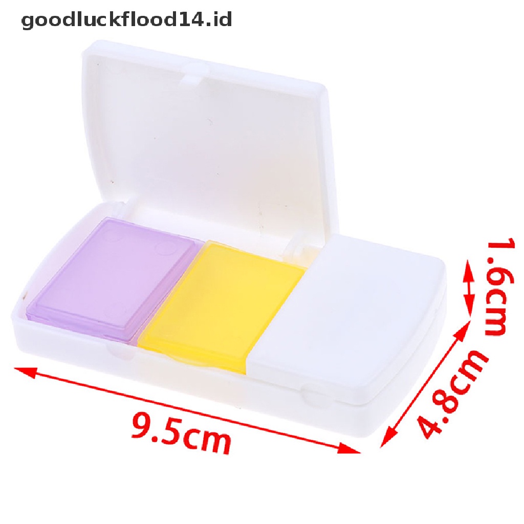 [OOID] Mini Travel Cutter Splitter Medicine Storage Splitters Cut Pill Cases Dispenser ID