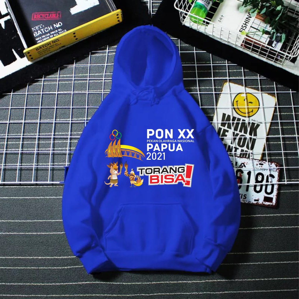 HOODIE PON XX PAPUA 2021 TORANG BISA SWEATER PON XX PAPUA 2021 PEKAN OLAHRAGA NASIONAL INDONESIA TERBARU TORANG BISA