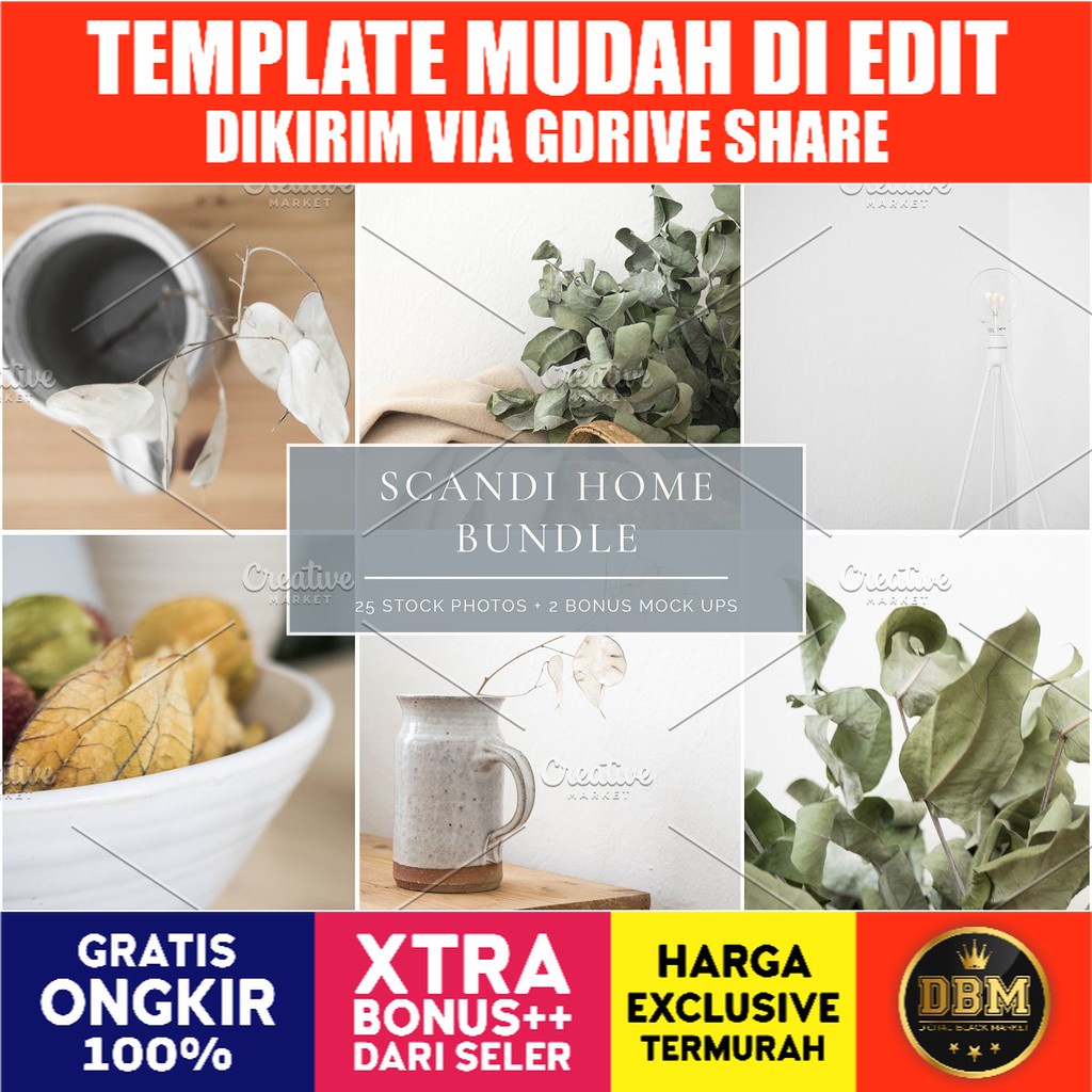 Scandi Home Bundle 25 - Adobe Photoshop