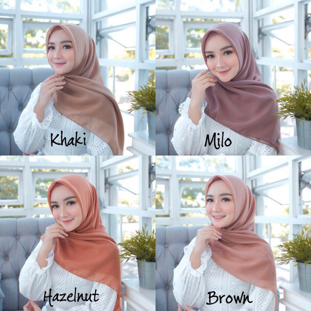  BELLA SQUARE HIJAB KERUDUNG JILBAB SEGIEMPAT 4 BELA 