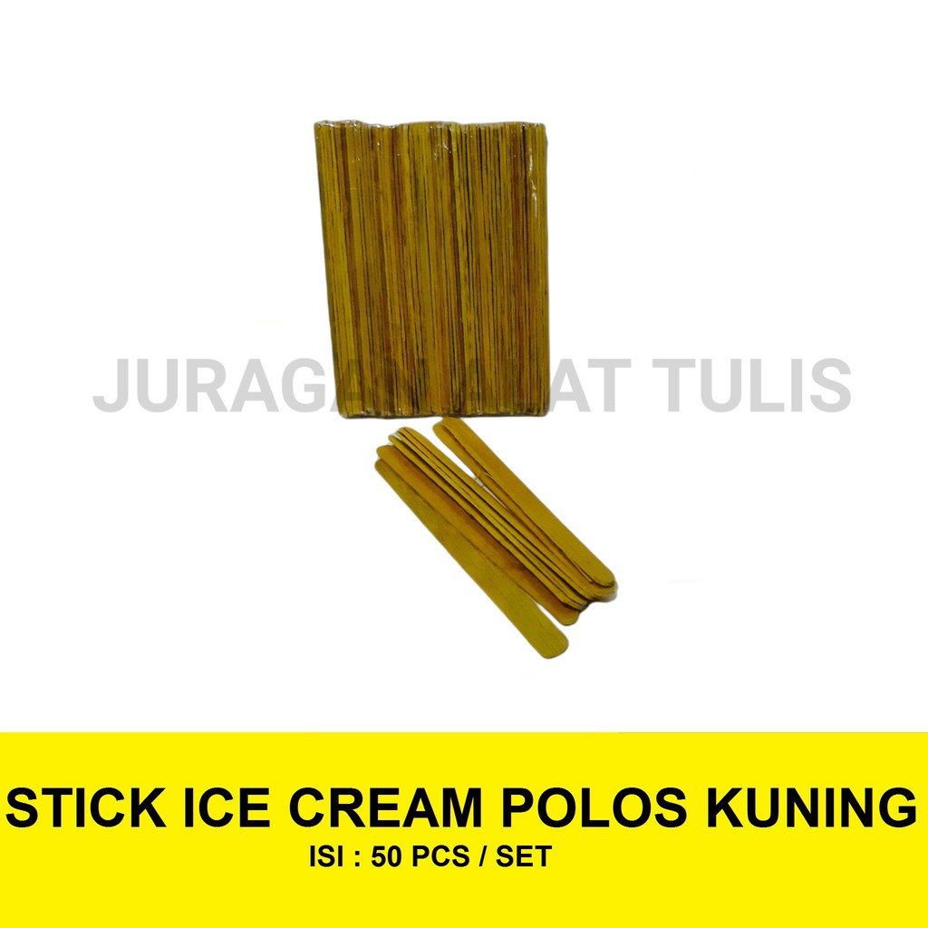 

STICK ICE CREAM / STIK ES KRIM WARNA KUNING