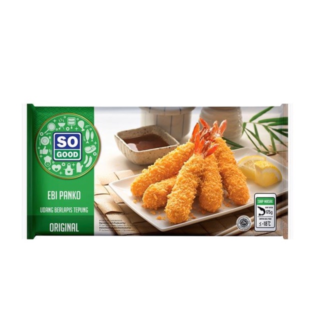 

SO GOOD EBI PANKO MAKANAN INSTAN 175 GR